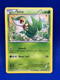 Pokemon Tcg Snivy RC1/RC25 Legendary Treasures: Radiant Collection Holo - Image 1