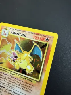 Pokemon TCG Charizard Base Set Holo Unlimited Rare Card 4/102 - Image 4