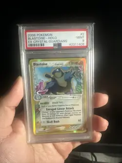 2006 Pokemon EX Crystal Guardians Blastoise Holo #2 PSA 9 Mint New Cert - Image 1
