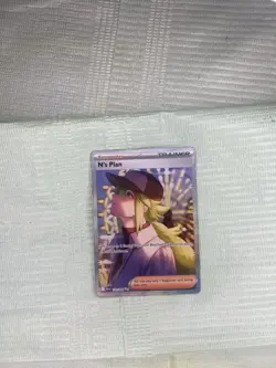 Pokemon TCG N's Plan 170/086 Black Bolt Special Illustration Rare Trainer - Image 1