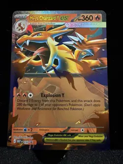 Mega Charizard Y Ex 030 Black Star Promo and Tin Pokemon - Image 1