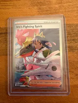 Iris's Fighting Spirit 292 / 217 SIR Pokemon Ascended Heroes NM - Image 1