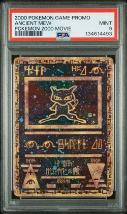 2000 POKEMON GAME MOVIE POKEMON 2000 MOVIE ANCIENT MEW PSA 9 - Image 1
