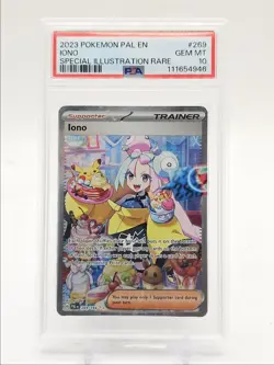 IONO 2023 POKEMON PALDEA EVOLVED SPECIAL ILLUSTRATION RARE GEM PSA 10 Q3562 - Image 1