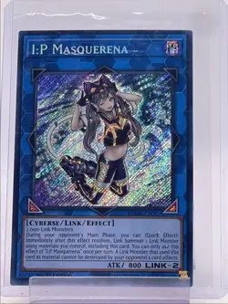 I:P MASQUERENA 2023 YU-GI-OH! SECRET RARE 1ST EDITION LEGENDS Q5842 - Image 1