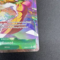 One Piece Carrot Alt Art Rare EB03-013 Heroines Edition Holo 7000 Power Special - Image 4
