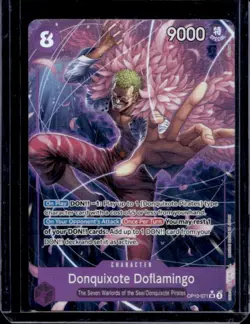 2025 One Piece TCG Royal Blood Donquixote Doflamingo Alternate Art SR #OP10-071 - Image 1