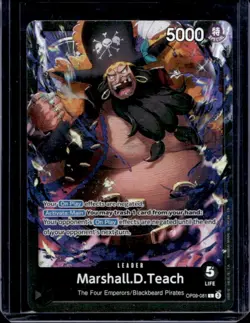 2024 One Piece Marshall D. Teach 2nd Anniversary Set #OP09-081 - Image 1
