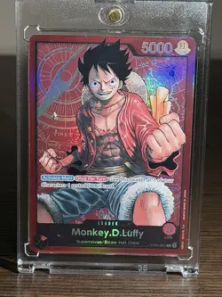 Monkey D. Luffy ENGLISH PRE-ERRATA FOIL LEADER ST01-001 EN - Image 1