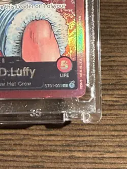 Monkey D. Luffy ENGLISH PRE-ERRATA FOIL LEADER ST01-001 EN - Image 5