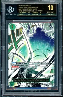 Demon Aura Nine Sword Style Asura Blades Drawn One Piece BGS 10 Black Label - Image 1