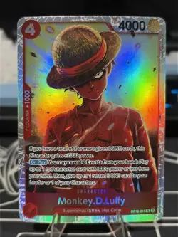 Monkey.D.Luffy OP12-015 - One Piece TCG - Legacy of the Master Foil NM English - Image 1