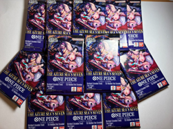 One Piece TCG OP14-EB04 - The Azure Sea’s Seven - 12 Booster Pack LOT - New - Image 1