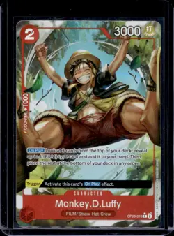 2024 One Piece Wings of The Captain Monkey.D.Luffy #OP06-013 - Image 1