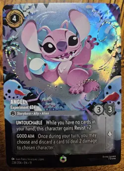 Disney Lorcana - Angel Experiment 624 (Enchanted) Winterspell Set 11 - Image 1