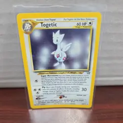 item is a 2000 Pokemon TCG Neo Genesis Holo Rare Togetic card. - Image 1