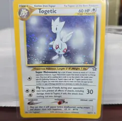 item is a 2000 Pokemon TCG Neo Genesis Holo Rare Togetic card. - Image 3