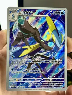 Inteleon 142/132 Me01: Mega Evolution Holo Pokemon Card - Image 3
