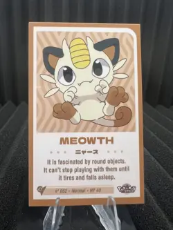 Meowth #52 - Baby Chibi Reedition 2024 - Pokemon Card - Image 1