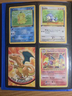 Pokemon TCG 40 Card Lot Vintage Wizards of the Coast Holo Charizard Mew Entei - Image 1