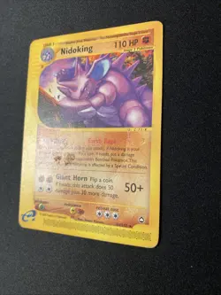 Pokemon TCG Nidoking 24/147 Aquapolis E-Series Rare Non-Holo Card - Image 3