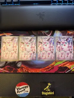 Pokemon TCG Wigglytuff Stage 1 Holo PFL 105/094 4 Card Lot 2025 - Image 1