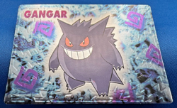 Pokemon Vintage 1999 Japanese Meiji Embossed Foil Promo Card GENGAR / GANGAR - Image 1