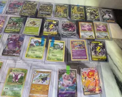 Pokemon TGC 30 Card Lot Full Art Holo Reverse Holo Bulbasaur Mew V Vintage - Image 2