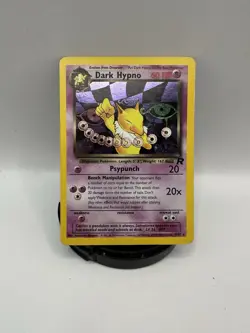Pokemon TCG Dark Hypno 9/82 Team Rocket Holo Rare 60 HP Psychic Card Stock - Image 1