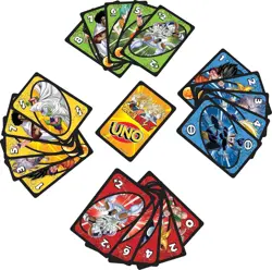 Mattel Games UNO Dragon Ball Z Card Game Japanese Manga Theme 112 Cards with... - Image 2