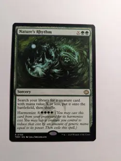 Nature's Rhythm Tarkir: Dragonstorm Regular 150 MtG Non Foil - Image 1