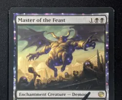 MTG Master of the Feast- Signed -Journey into Nyx Magic the Gathering Card # 075 - Image 3