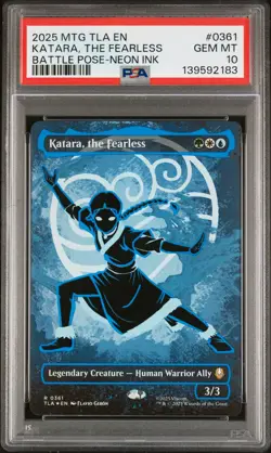 2025 MTG AVATAR: THE LAST AIRBENDER #0361 KATARA, THE FEARLESS PSA 10 - Image 1
