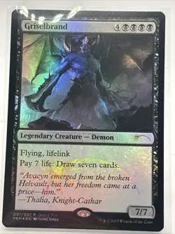 Magic the Gathering Griselbrand 1/1 (Grand Prix Promos) FOIL - Image 1