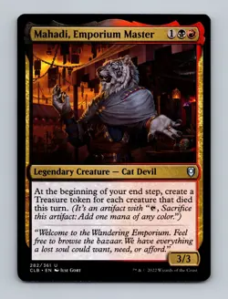 Mahadi, Emporium Master Battle for Baldur's Gate Non-Foil MTG NM - Image 1
