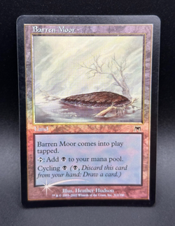 MTG Barren Moor C Onslaught #312 FOIL - Image 1