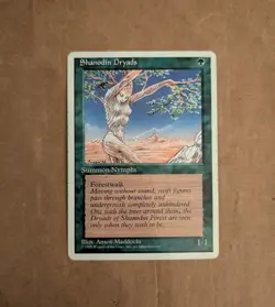 Magic the Gathering 4th Edition - Shanodin Dryads - Image 1