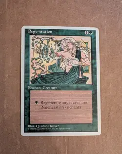 MTG - Magic the Gathering - Fourth Edition (1995) - Regeneration - Image 1