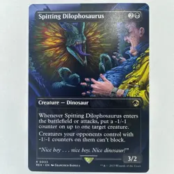 Spitting Dilophosaurus Non-Foil Borderless Universes Beyond: Jurassic World - Image 1