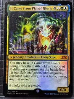 It Came from Planet Glurg (Galaxy Foil) Unfinity Foil Mythic LP MTG - Image 1