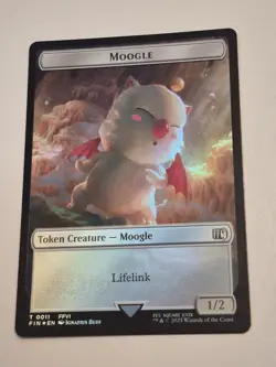 MTG Magic the Gathering FOIL Hero 0005 / Wizard 0015 Token FIN! - Image 3