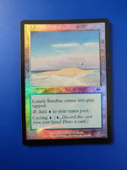 Lonely Sandbar C 320 Onslaught Magic The Gathering Lightly Played LP Foil Single - Image 1