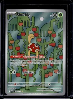 2025 Pokemon Mega Evolution Shuckle RC Illustration Rare #136/132 - Image 1