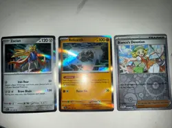 Pokemon Temporal Forces Zacian Relicanth & Bianca’s Devotion Holo Card Lot MINT! - Image 1