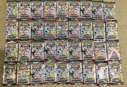 Prismatic Evolutions Booster Pack Lot 36 FACTORY SEALED PACKS Pokemon TCG Lot - Image 1