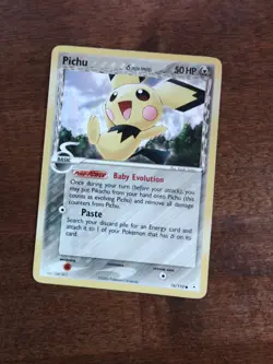 Pichu 76/110 Delta Species Holon Phantoms Pokemon Card 2006 Vintage NM - Image 5