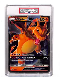 2019 Pokemon Sun & Moon Charizard GX Jumbo Black Star Promo #SM211 PSA 9 MINT - Image 1