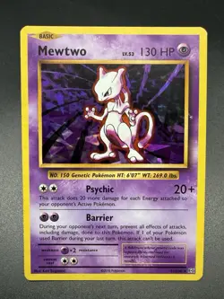 Pokemon TCG Mewtwo XY Evolutions 51/108 Holo Rare LP - Image 1