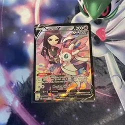 Pokemon TCG Sylveon V # TG14/TG30 Full Art Ultra Rare SWSH Brilliant Stars NM - Image 1