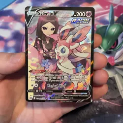 Pokemon TCG Sylveon V # TG14/TG30 Full Art Ultra Rare SWSH Brilliant Stars NM - Image 2
